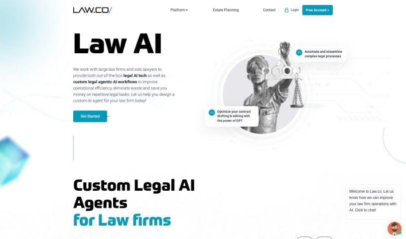 Screenshot of Law.co