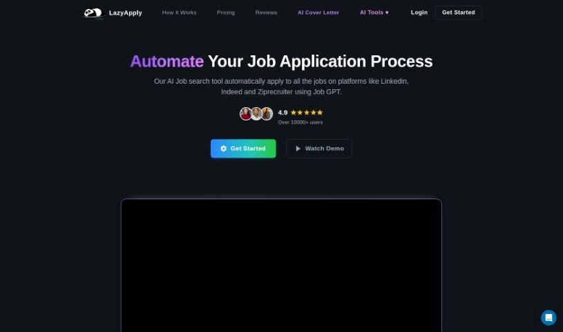 Screenshot of LazyApply