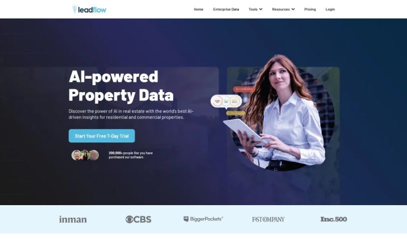 Screenshot of Leadflow