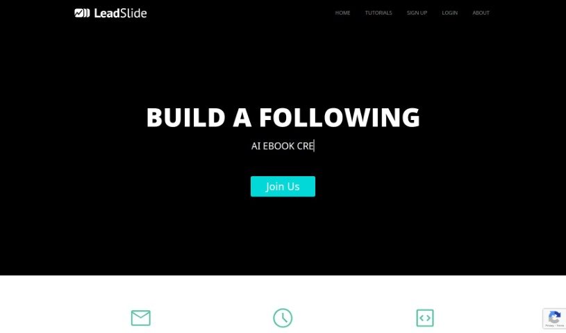 Screenshot of Leadslide