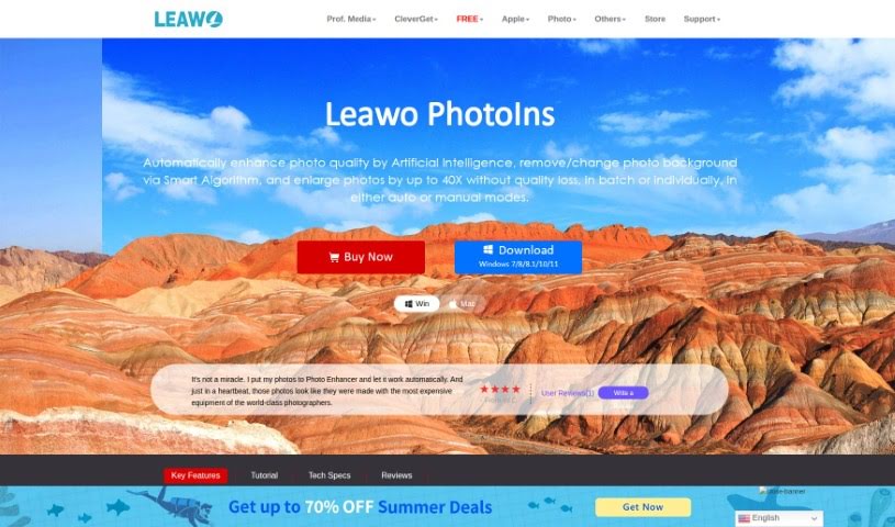 Screenshot of Leawo Photoins