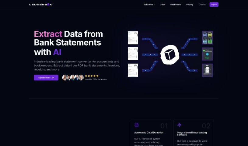 Screenshot of LedgerBox