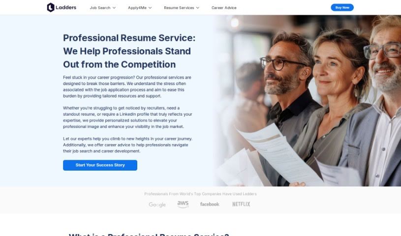 Screenshot of Leet Resumes