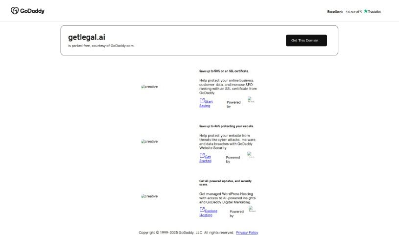 Screenshot of Legal AI