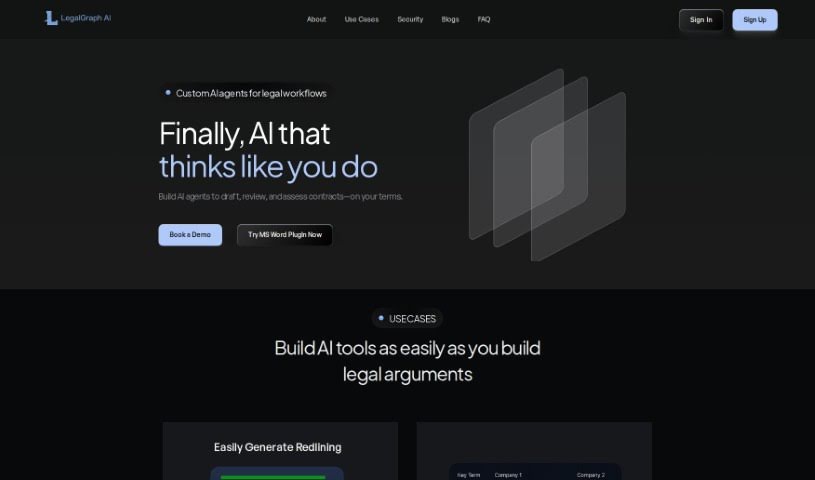 Screenshot of Legal Graph