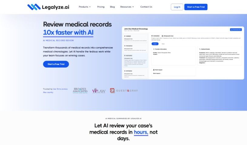 Screenshot of Legalyze