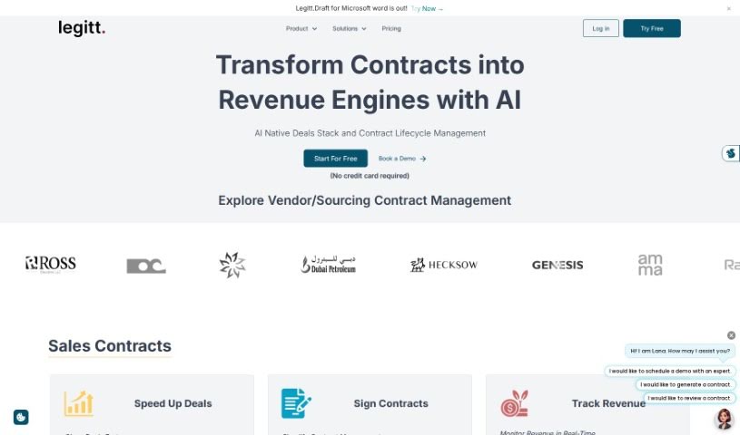 Screenshot of Legitt Ai