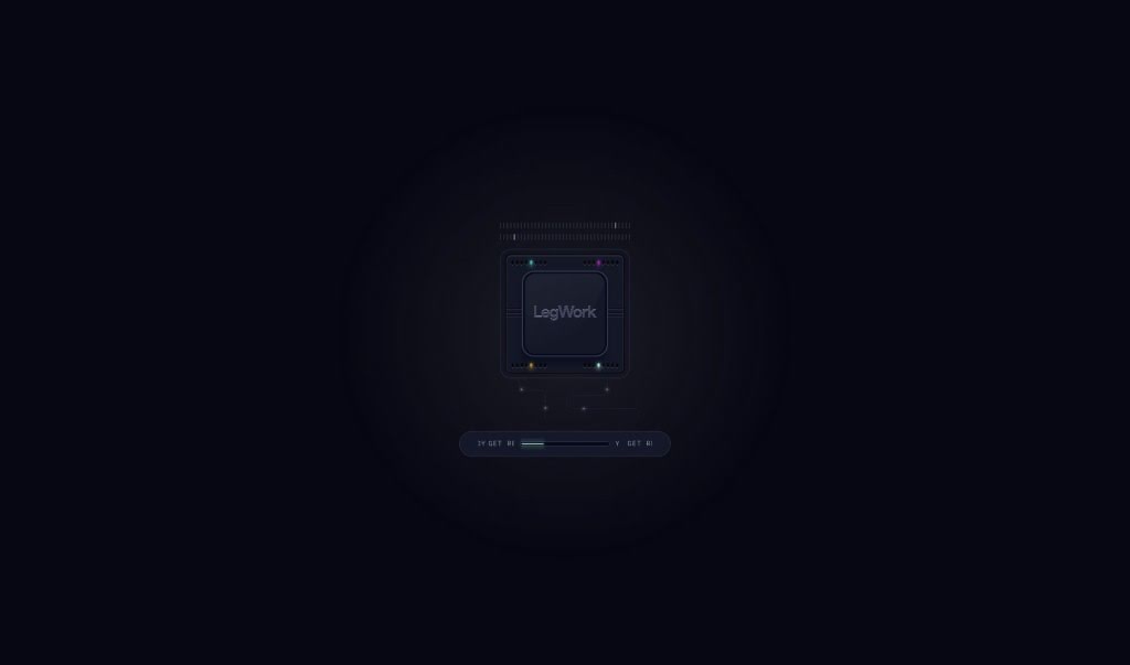 Screenshot of LegWork App