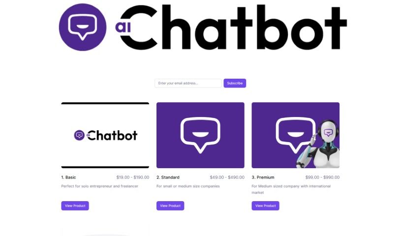 Screenshot of Lemon Squeezy AI Chatbot