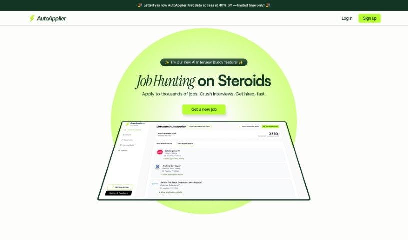 Screenshot of Letterfy