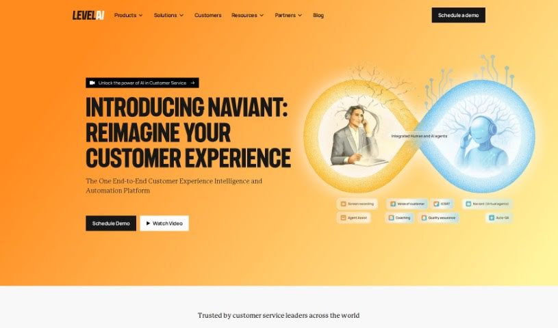 Screenshot of Level AI