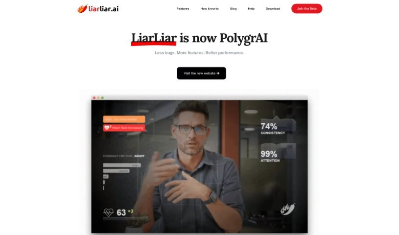 Screenshot of Liarliar.ai