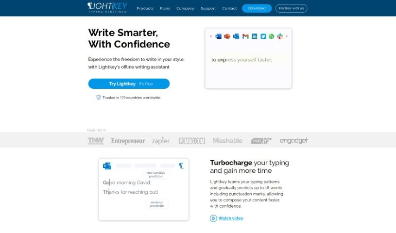 Screenshot of Lightkey