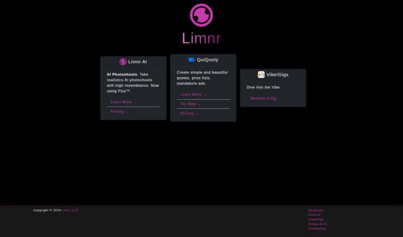 Screenshot of Limnr