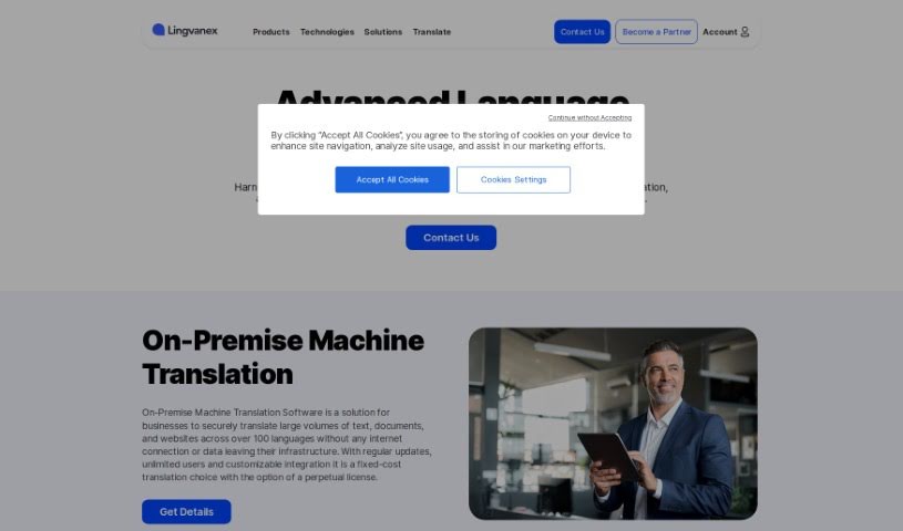 Screenshot of Lingvanex