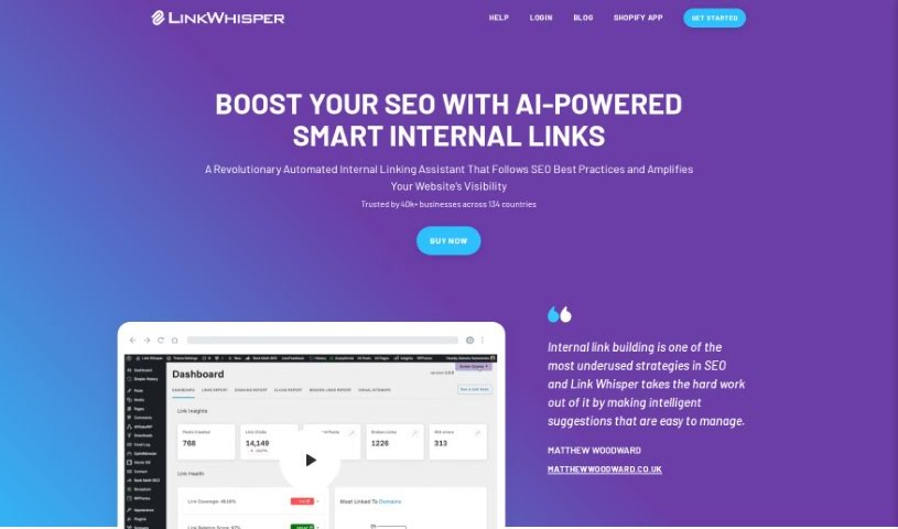 Screenshot of Link Whisper