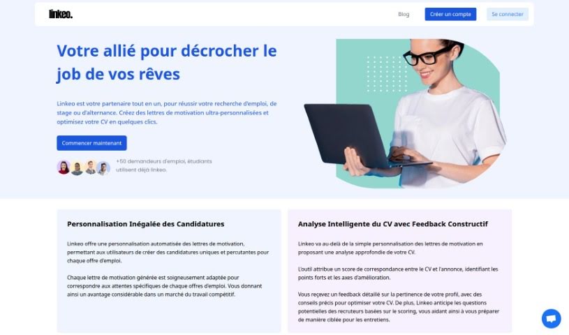 Screenshot of Linkeo
