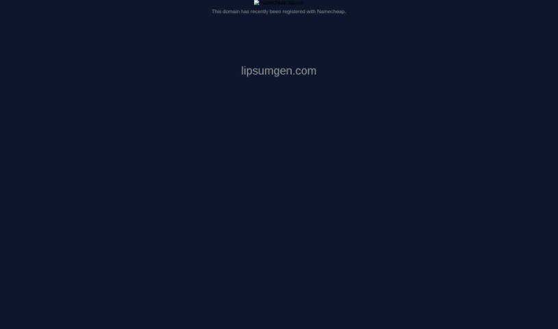 Screenshot of Lipsumgen