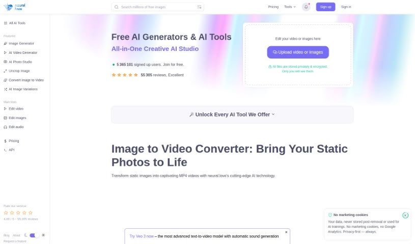 Screenshot of Littlestory.io