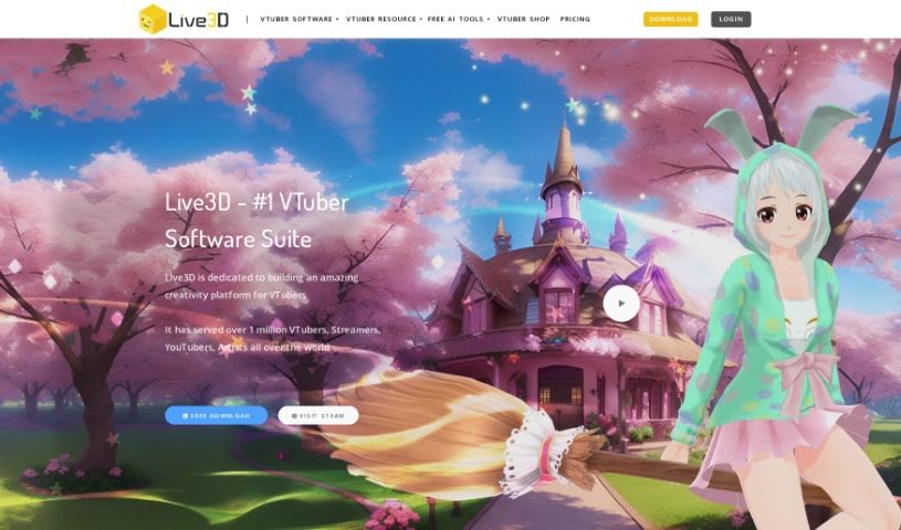 Screenshot of Live3D