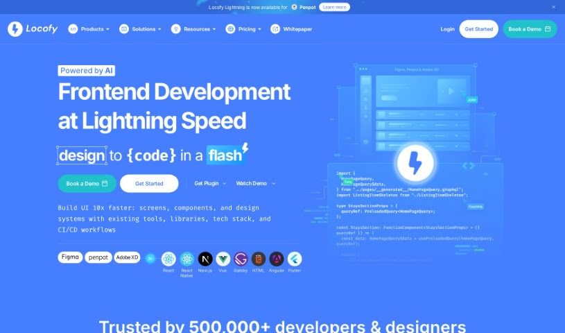 Screenshot of Locofy