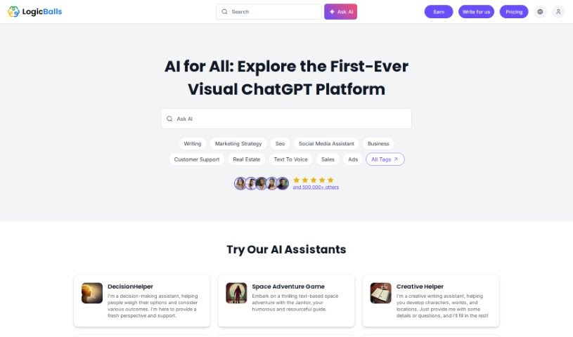 Screenshot of LogicBalls
