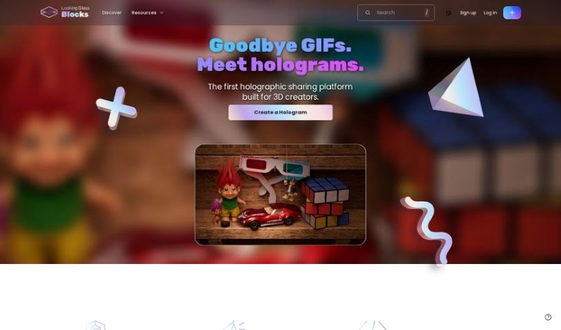 Screenshot of Looking Glass Blocks