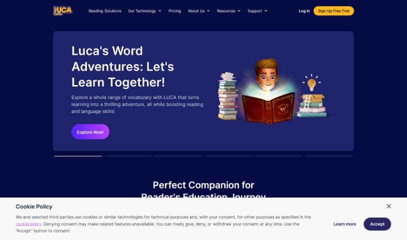 Screenshot of Luca Ai