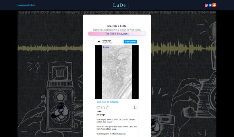 Screenshot of Lude
