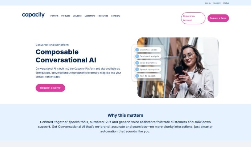 Screenshot of Lumenvox