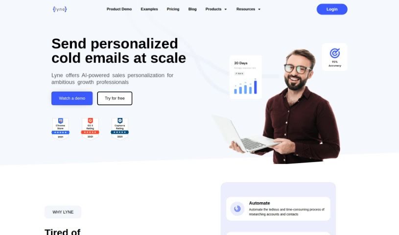 Screenshot of Lyneai