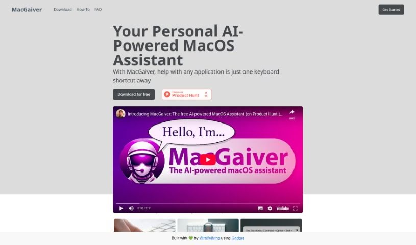 Screenshot of Macgaiver