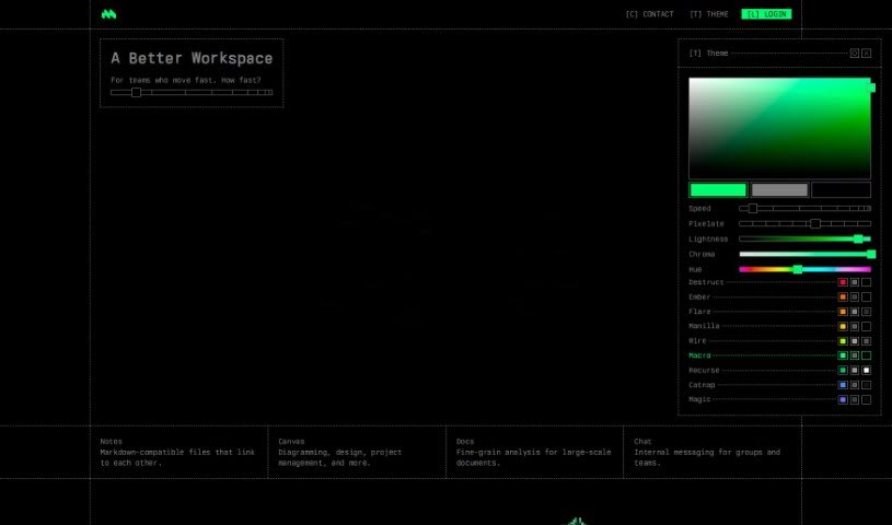 Screenshot of Macro.com