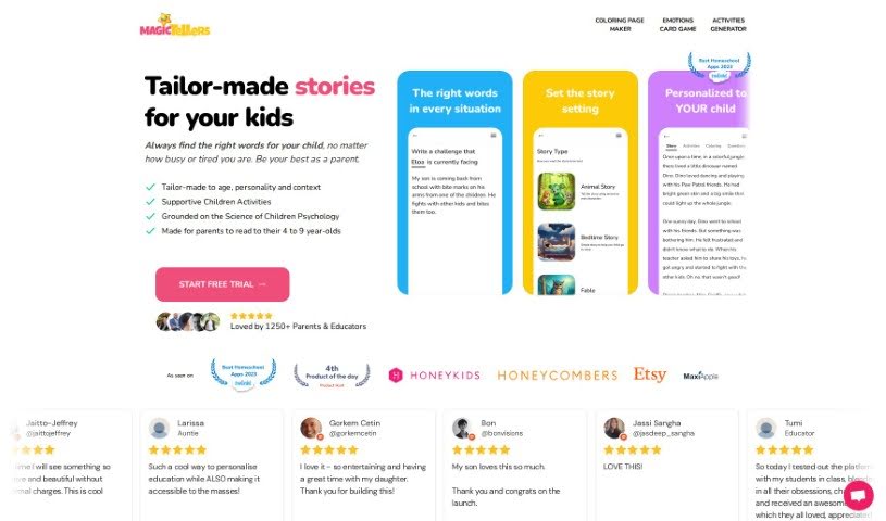 Screenshot of Magic Tellers