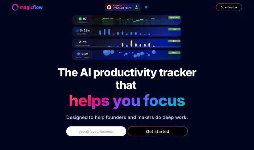 Screenshot of Magicflow