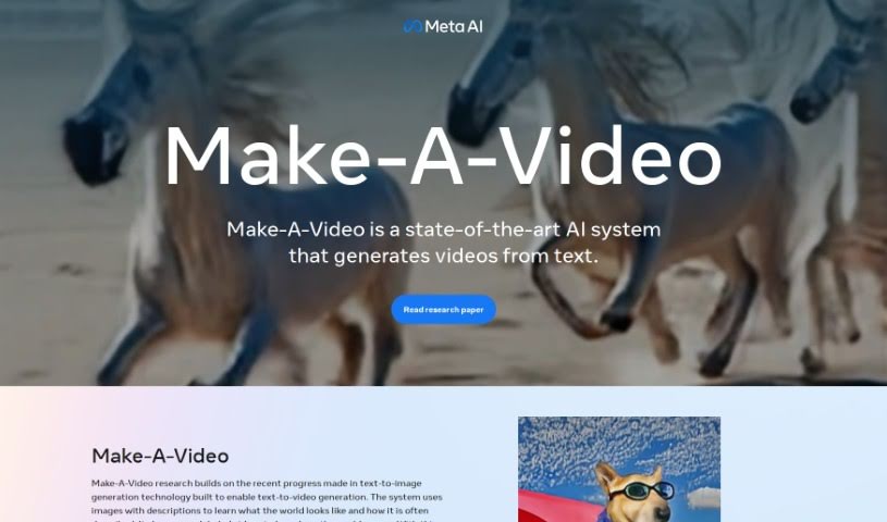 Screenshot of Make A Video