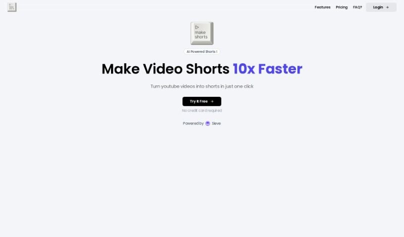 Screenshot of MakeShorts