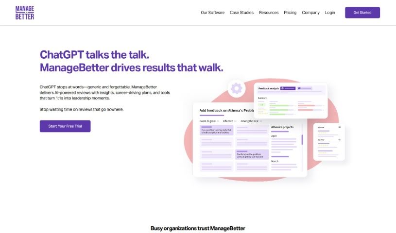 Screenshot of ManageBetter