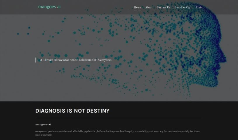 Screenshot of Mangoes.ai