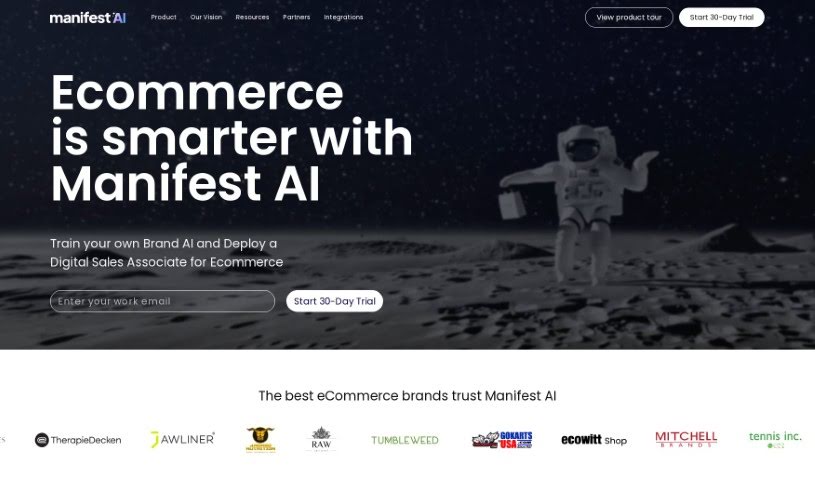 Screenshot of Manifest AI