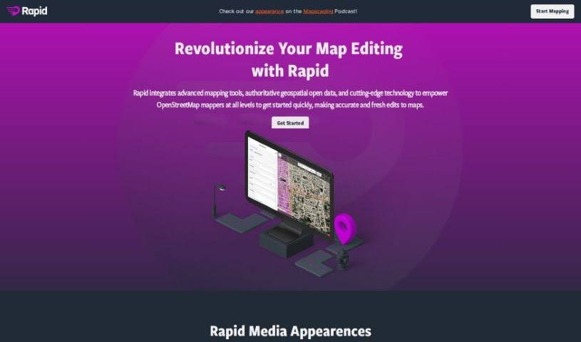 Screenshot of Rapid Editor