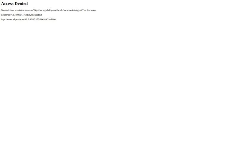 Screenshot of Marketology