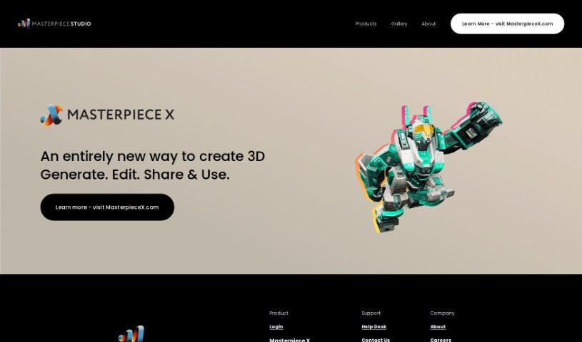 Screenshot of Masterpiece Studio