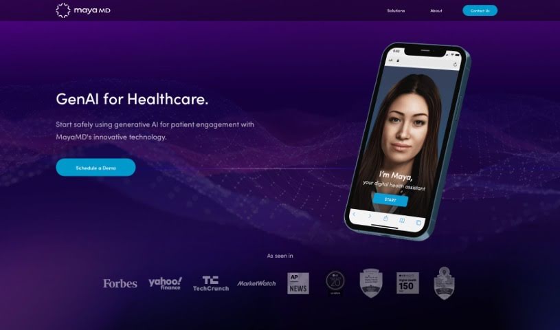 Screenshot of Mayamd