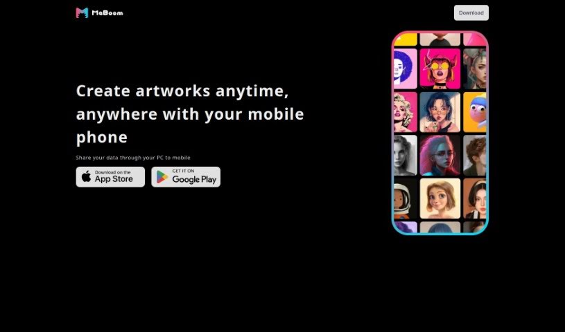 Screenshot of MeBoom