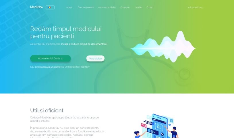 Screenshot of Medinav