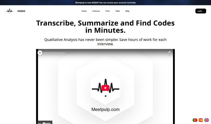 Screenshot of Meetpulp