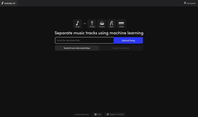 Screenshot of Melody Ml