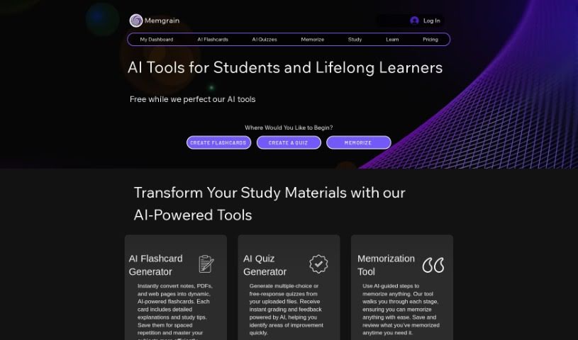 Screenshot of Memgrain
