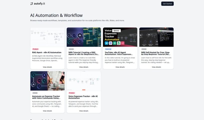 Screenshot of Metagenie Ai